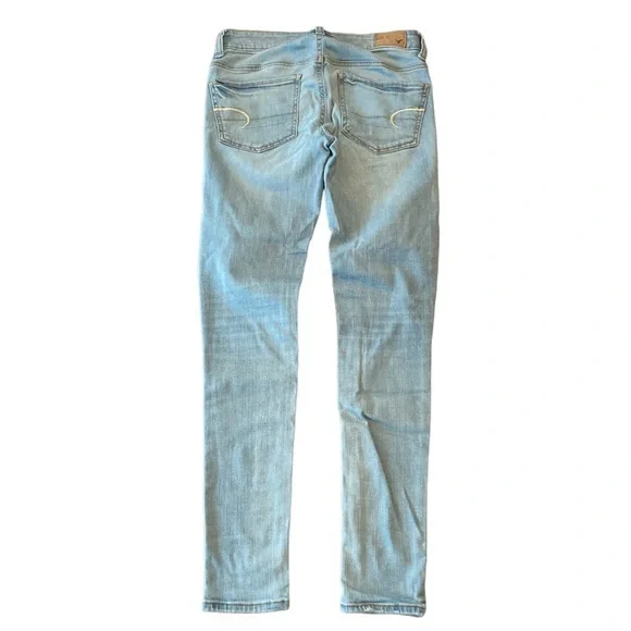 AMERICAN EAGLE Stretch Denim Jegging - size womens 2 regular - Picture 1 of 16